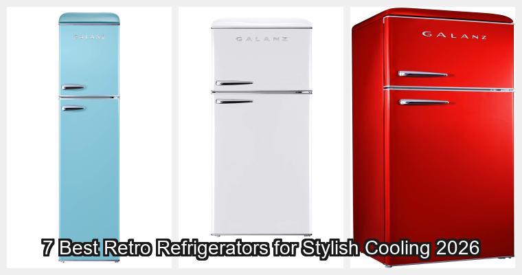 7 Best Retro Refrigerators for Stylish Cooling 2026