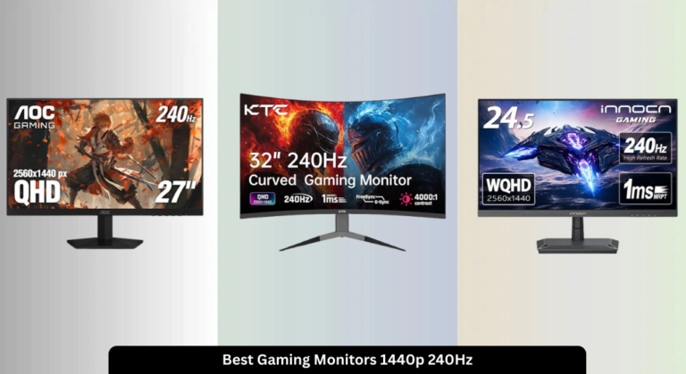 8 Best Gaming Monitors 1440p 240Hz 2026